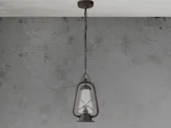 LED Außenhängeleuchte in antiker Laternenoptik, Breite 20cm