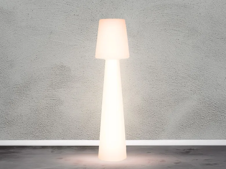 LED Außenstehleuchte mit Fernbedienung & RGBW Farbwechsel, Höhe 110cm