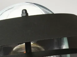 LED Außenwand Laterne mit Bewegungsmelder, Schwarz Höhe 24cm