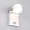 LED Außenwandleuchte ADOUR Höhe 19cm, Weiß mit Bewegungsmelder
