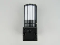 LED Außenwandleuchte aus Aluminium in Anthrazit, Höhe 20cm