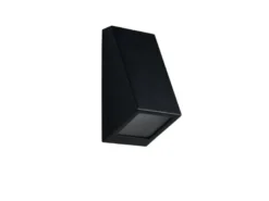 LED Außenwandleuchte Downlight Schwarz für Fassadenbeleuchtung, Höhe 14,5cm