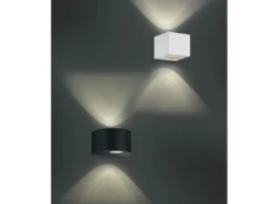 LED Außenwandleuchte 2er Set Up and Down Light eckig in Weiß