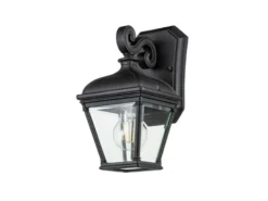 LED Außenwandleuchte kleine Landhausstil Hängelaterne, Höhe 27,5cm