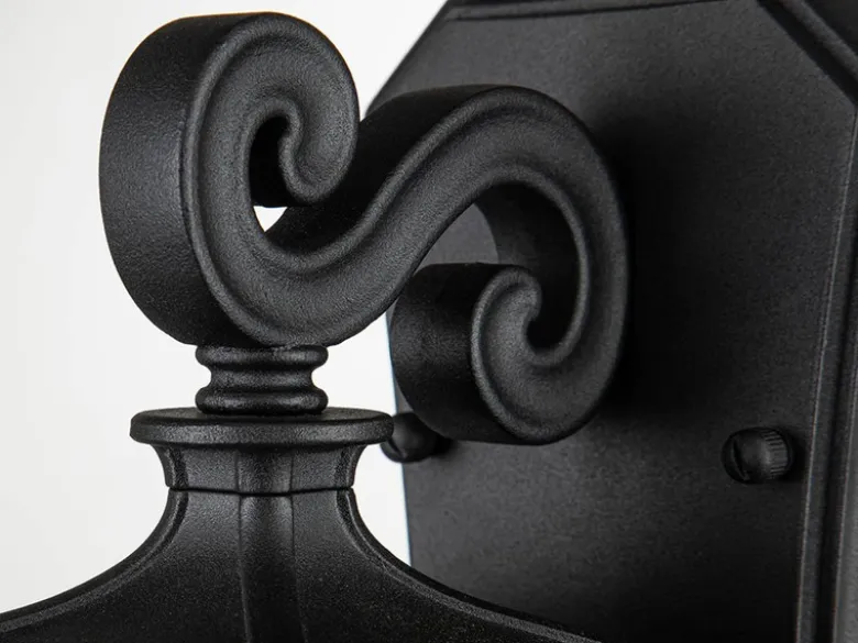 LED Außenwandleuchte kleine Landhausstil Hängelaterne, Höhe 27,5cm