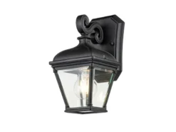 LED Außenwandleuchte kleine Landhausstil Hängelaterne, Höhe 27,5cm