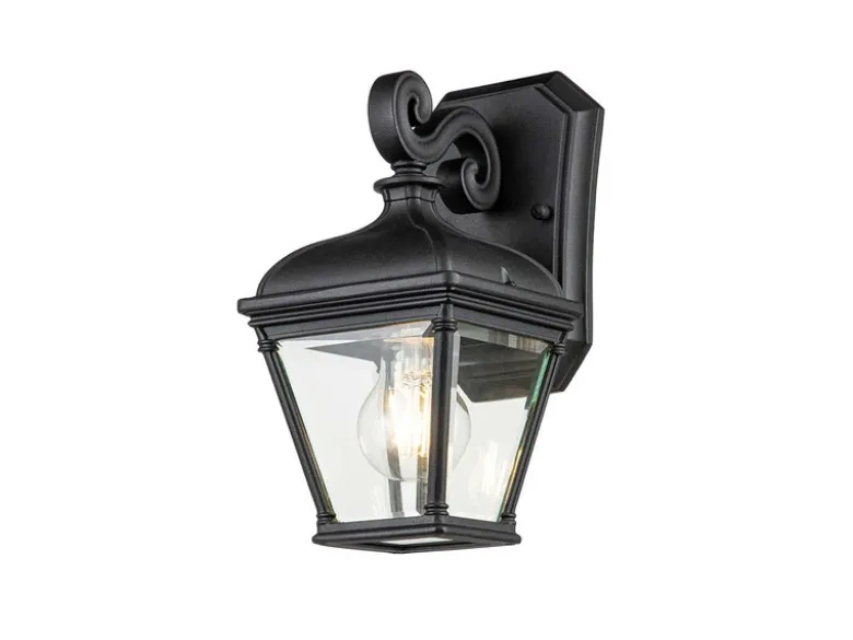 LED Außenwandleuchte kleine Landhausstil Hängelaterne, Höhe 27,5cm