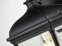 LED Außenwandleuchte kleine Landhausstil Hängelaterne, Höhe 27,5cm