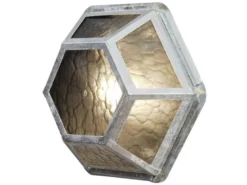 LED Außenwandleuchte Landhausstil, Stahl galvanisiert, Höhe 30cm