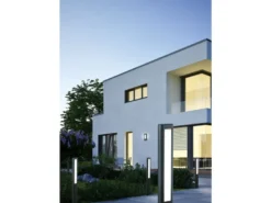 LED Außenwandleuchte RHINE aus Aluminium Anthrazit, Höhe 25cm