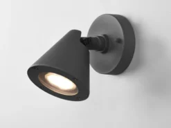 LED Außenwandleuchte Spot schwenkbar in Anthrazit, IP44