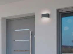 LED Außenwandleuchte Up- & Down Light TRENT in Anthrazit