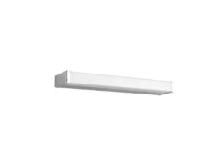 LED Badezimmer Wandleuchten 2er Set in Chrom - Spiegelleuchten, Breite 42,5cm