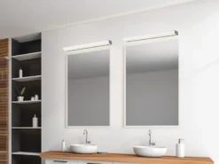 LED Badezimmer Wandleuchte ROCCO Chrom - Up-Down Spiegelleuchte, Breite 60cm