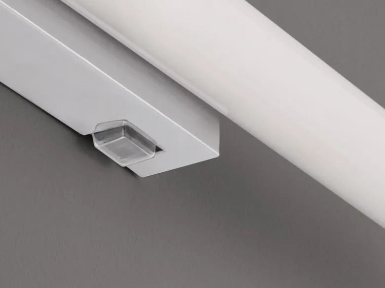 LED Bad Wandleuchte MATTIMO mit Schalter Chrom - Spiegelleuchte, Breite 80cm