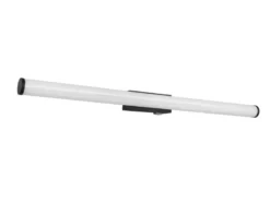 LED Bad Wandleuchten 2er Set mit Schalter Schwarz - Spiegelleuchten, Breite 80cm