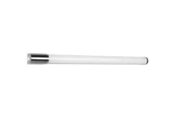 LED Bad Wandleuchten 2er Set mit Steckdose Chrom - Spiegelleuchten, B: 79cm