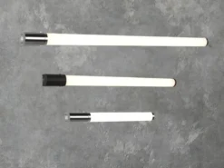 LED Bad Wandleuchten 2er Set mit Steckdose Chrom - Spiegelleuchten, B: 41,5cm