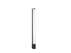 LED Bad Wandleuchten 2er Set mit Steckdose Schwarz - Spiegelleuchten, B: 79cm
