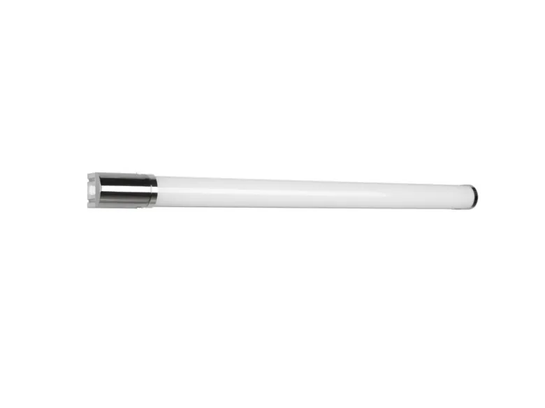 LED Bad Wandleuchte PIERA mit Steckdose Chrom - Spiegelleuchte, Breite 79cm