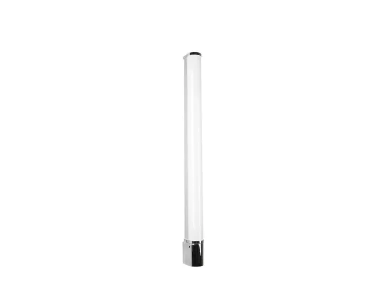 LED Bad Wandleuchte PIERA mit Steckdose Chrom - Spiegelleuchte, Breite 79cm