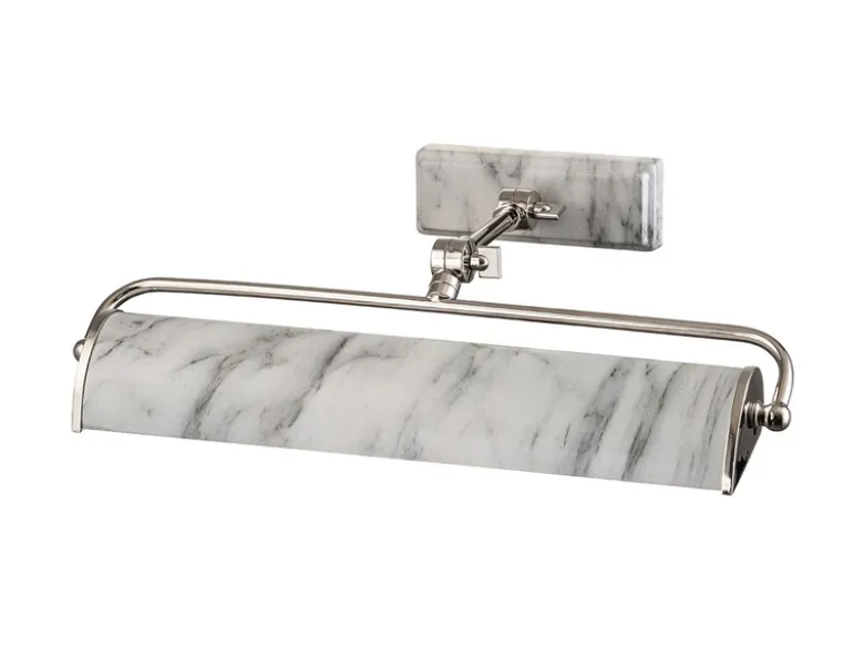 LED Bilderleuchte in Marmoroptik, verstellbar, Breite 44,5cm