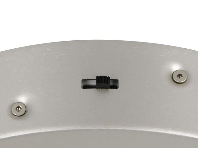 LED Deckenleuchte AMADOR Metall Silber, dimmbar & Lichtfarbe einstellbar Ø 45cm
