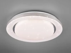 LED Deckenleuchte ATRIA Fernbedienung, dimmbar Sternenhimmel, Weiß Ø38cm