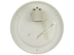 LED Deckenleuchte Deckenschale Opalglas matt Dekorring Messing matt, Ø 30cm