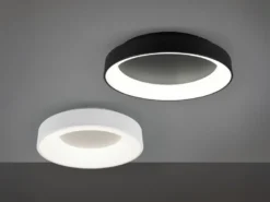 LED Deckenleuchte GIRONA dimmbar mit Fernbedienung & Tageslicht, Weiß Ø 60cm