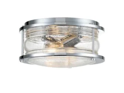 LED Deckenleuchte in Chrom für Badezimmer & Wohnraum, Ø30,5cm