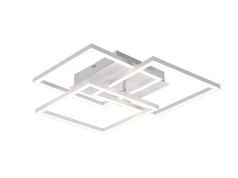 LED Deckenleuchte MOBILE Weiß dimmbar Nachtlicht Lichtfarbe einstellbar, B: 42cm