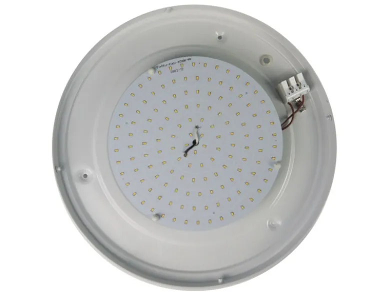 LED Deckenleuchte rund Opalglas matt, Nurglasleuchte, Ø 20cm