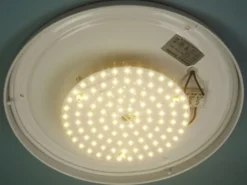 LED Deckenleuchte rund Opalglas matt, Nurglasleuchte, Ø 20cm