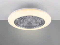 LED Deckenleuchte STRALSUND mit Ventilator, Fernbedienung & Tageslicht Ø 49cm