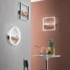 LED Deckenleuchte und Wandleuchte HAWAII in Schwarz, 3 Lichtfarben, 40x40cm