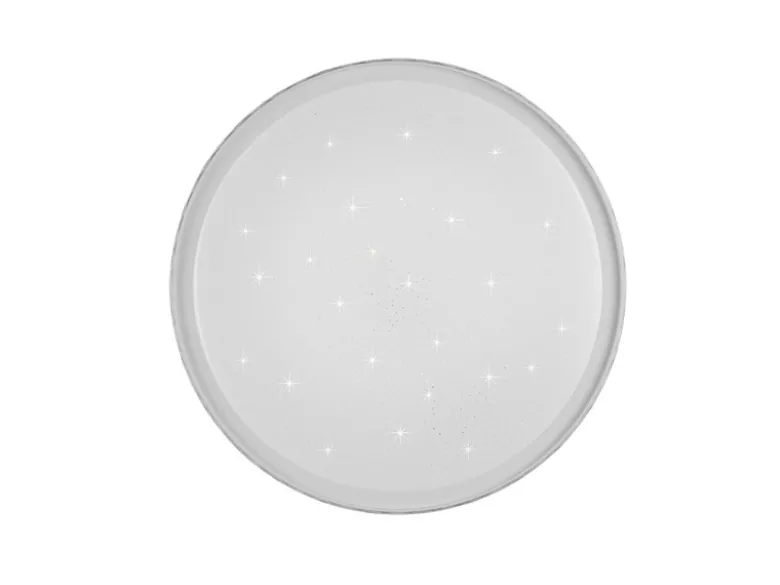 LED Deckenleuchte VARDA mit Fernbedienung Metall Weiß, Ø 39cm