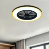 LED Deckenleuchte VARPULA mit Ventilator, Tageslicht und Fernbedienung Ø 55cm