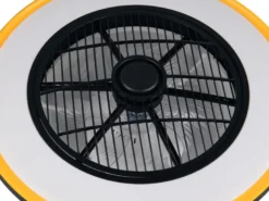 LED Deckenleuchte VARPULA mit Ventilator, Tageslicht und Fernbedienung Ø 55cm