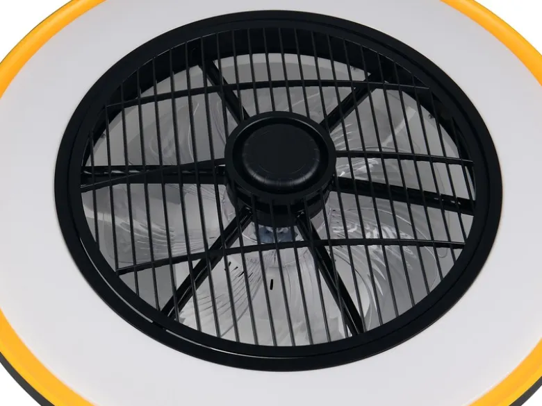 LED Deckenleuchte VARPULA mit Ventilator, Tageslicht und Fernbedienung Ø 55cm
