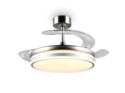 LED Deckenleuchte VOLDA mit Ventilator und Fernbedienung Ø 49cm - max. 106cm