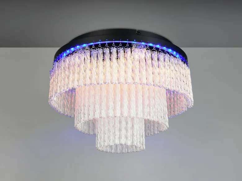 LED Deckenleuchte VONO mit Fernbedienung, RGB & 3 Lichttemperaturen, Ø 40cm
