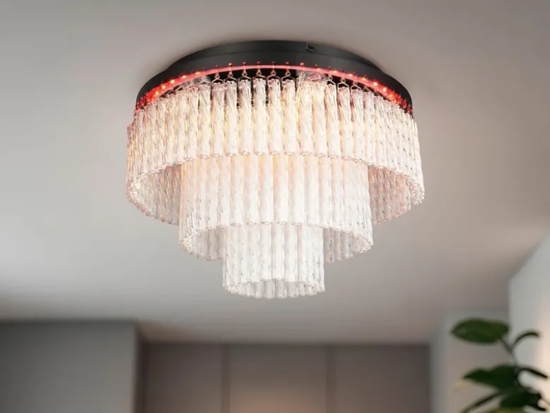 LED Deckenleuchte VONO mit Fernbedienung, RGB & 3 Lichttemperaturen, Ø 40cm