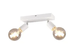 LED Deckenstrahler Balken 2-flammig Weiß dimmbar, Breite 26cm
