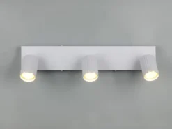 LED Deckenstrahler 3-flammig aus Metall Weiß, Breite 50cm