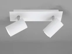 LED Deckenstrahler Weiß 2-flammig, Breite 30cm