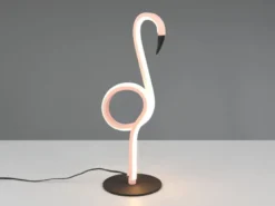 LED Deko Tischlampe INGO Rosa mit Schnurschalter, Höhe 35cm