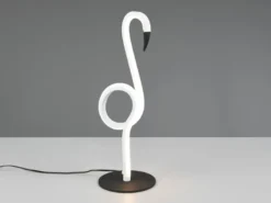 LED Deko Tischlampe INGO Weiß mit Schnurschalter, Höhe 35cm