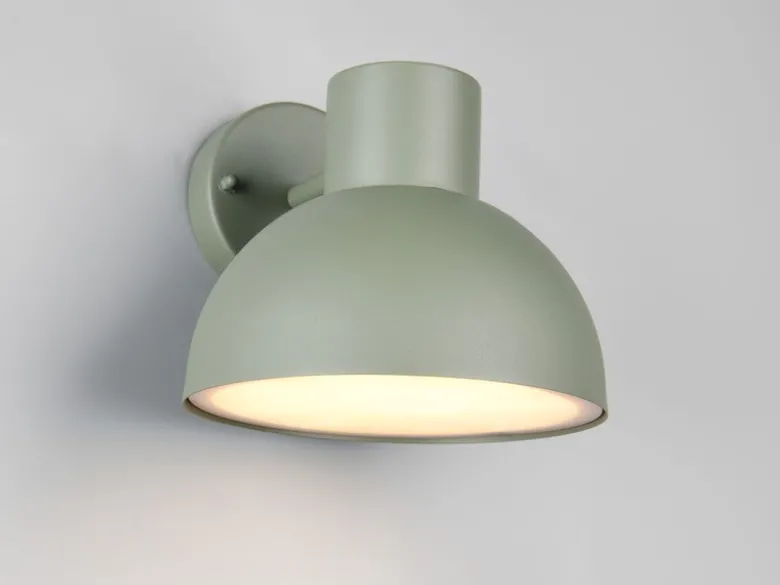 LED Downlight Außenwandleuchte Retro Style Grün, Ø 20cm
