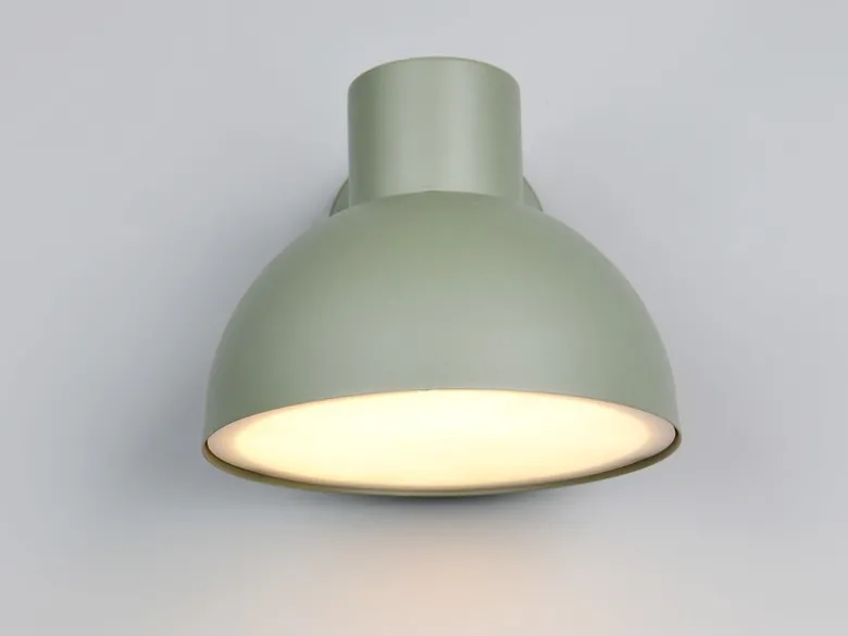 LED Downlight Außenwandleuchte Retro Style Grün, Ø 20cm